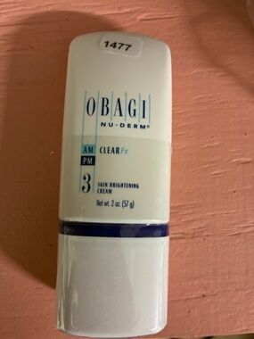 Obagi Nu-Derm Clear Fx Skin Brightening Cream - White and Blue